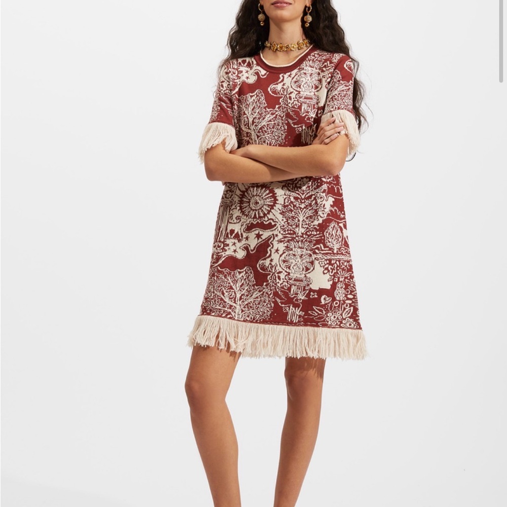 LA DoubleJ Jacquard Mini Dress